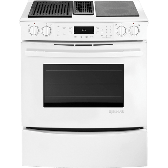 Jennair JES9750CAW Slide-In Modular Electric Downdraft Range, 30"