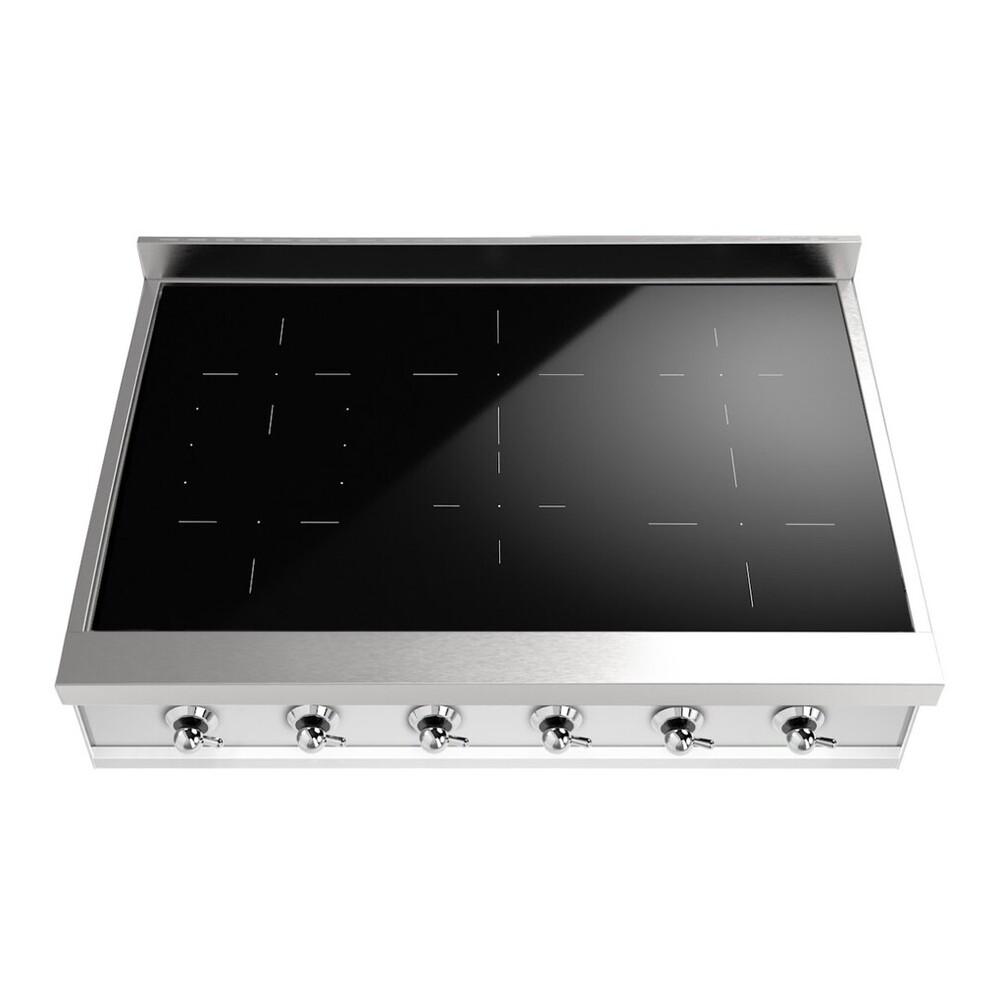 Ilve UHCPI366NSSC Ilve Uhcpi366Nssc Nostalgie Ii 36 Inch Built-In Induction Rangetop With 6 Elements (Chrome)