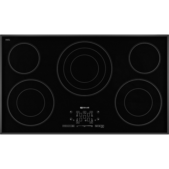 Jennair JEC4536BB 36-Inch Electric Radiant Cooktop With Glass-Touch Electronic Controls