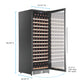 Avanti WCF149SE3S1 Avanti Refresh Wine Cooler, 149 Bottle Capacity, Stainless Steel Finish With Wood Shelves, Digital Touch Controls, Glass Door (Wcf149Se3S)