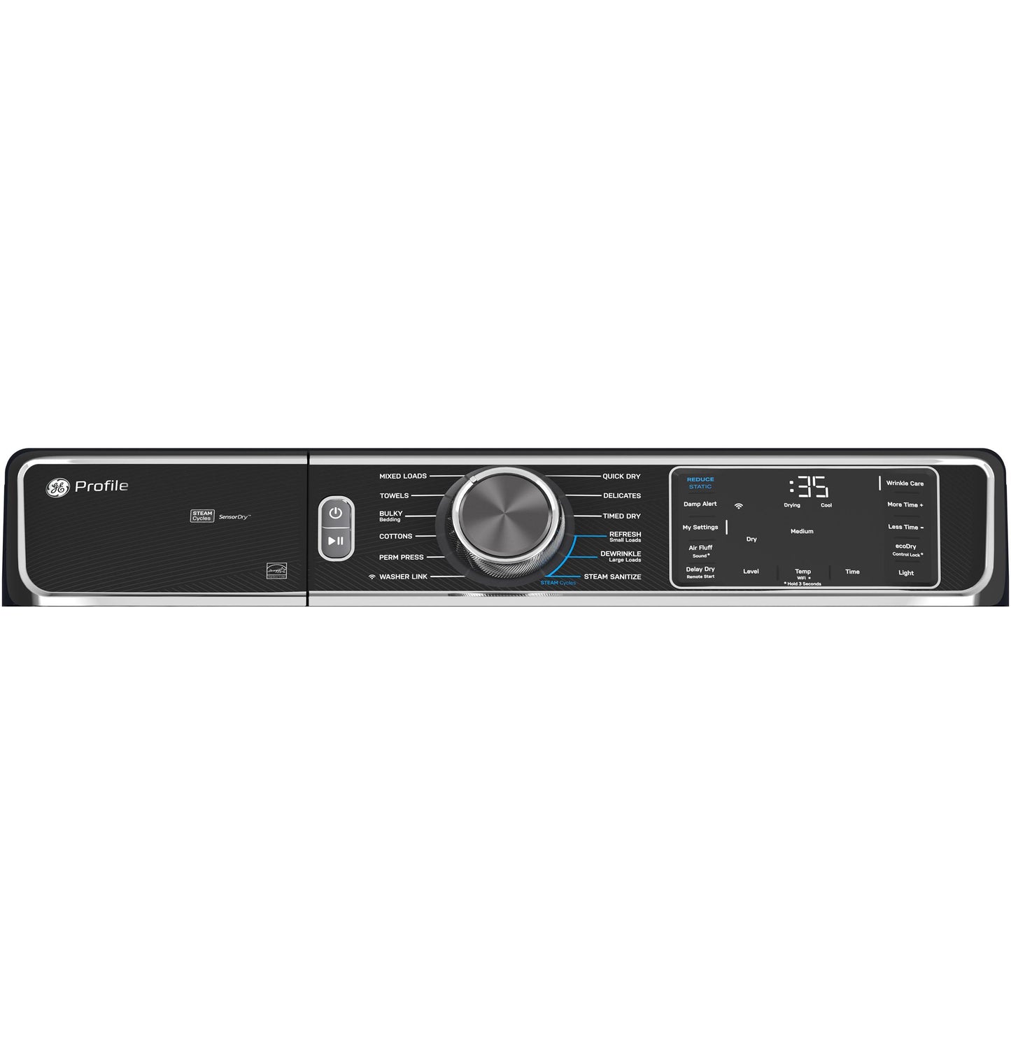 Ge Appliances PFD87ESPVRS Ge Profile™ 7.8 Cu. Ft. Capacity Smart Front Load Electric Dryer With Steam And Sanitize Cycle