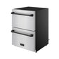 Thor Kitchen RF24UBLK 24 Inch Undercounter Built-In Or Freestanding Drawer Refrigerator - Stainless Steel/Black Gordon Ramsay Series