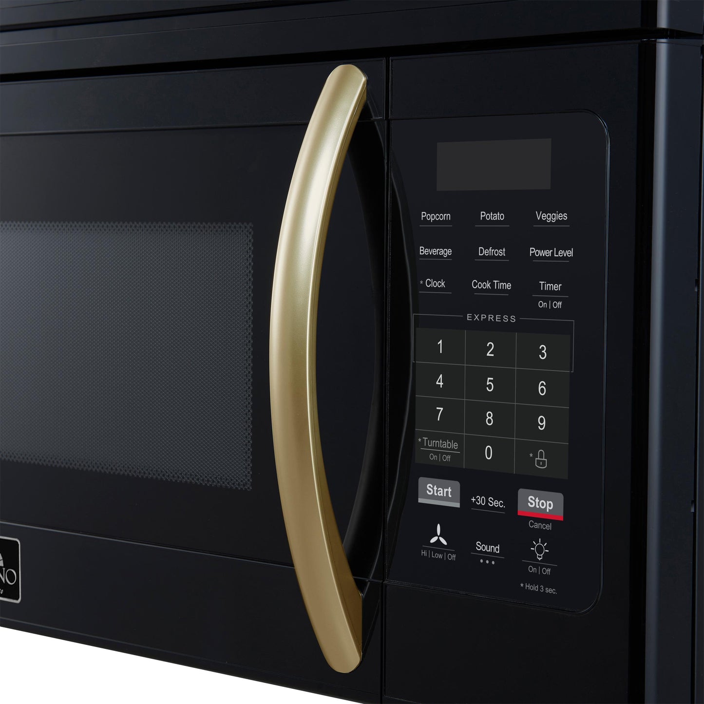 Forno FOTR300730BLK Forno Scalo 30-Inch Over The Range Microwave, Black - 1.6 Cu.Ft, 300 Cfm Vent, Touch Control, Led Light