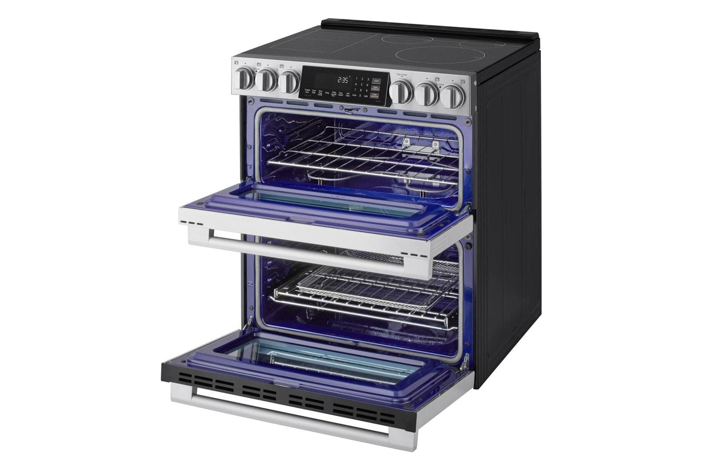 Lg LTIS7338XE Lg Studio 7.3 Cu. Ft. Double Oven Induction Slide-In Range With Probake® Convection And Air Fry