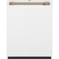 Cafe CDT858P4VW2 Café™ Customfit Energy Star Stainless Interior Smart Dishwasher With Ultra Wash Top Rack And Dual Convection Ultra Dry, 44 Dba
