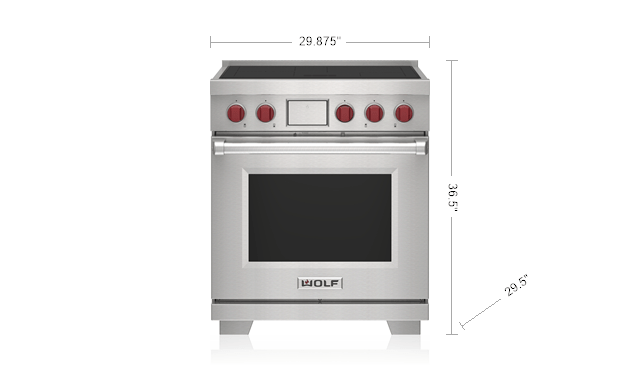 Wolf IR30451SP 30" Professional Induction Range
