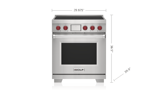 Wolf IR30451SP 30" Professional Induction Range