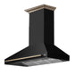 Forno FRHWM509548BLK Forno Aria 48 Inch Wall-Mounted Range Hood In Black