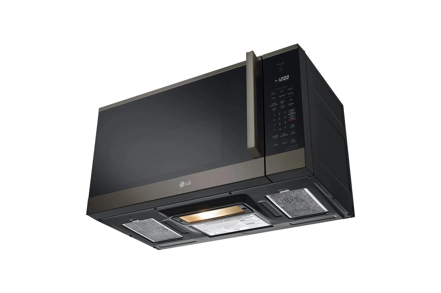 Lg MVEM1825Z 1.8 Cu. Ft. Smart Over-The-Range Microwave Oven With Easyclean®