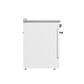 Forno FFSEL601130WHT Forno Paolo 30-Inch Freestanding Electric Range, White, 4.38 Cu.Ft, True Convection Oven, Energy Efficient