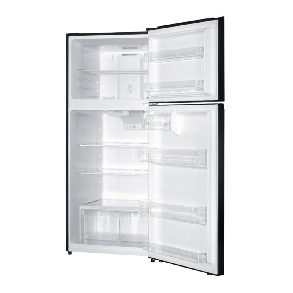 Verona VEFTF2817RBK Verona Veftf2817Rbk 28 Inch Top Freezer Refrigerator With 17.6 Cu. Ft. Total Capacity, Reversible Doors, Recessed Handle, Energy Star (Black)
