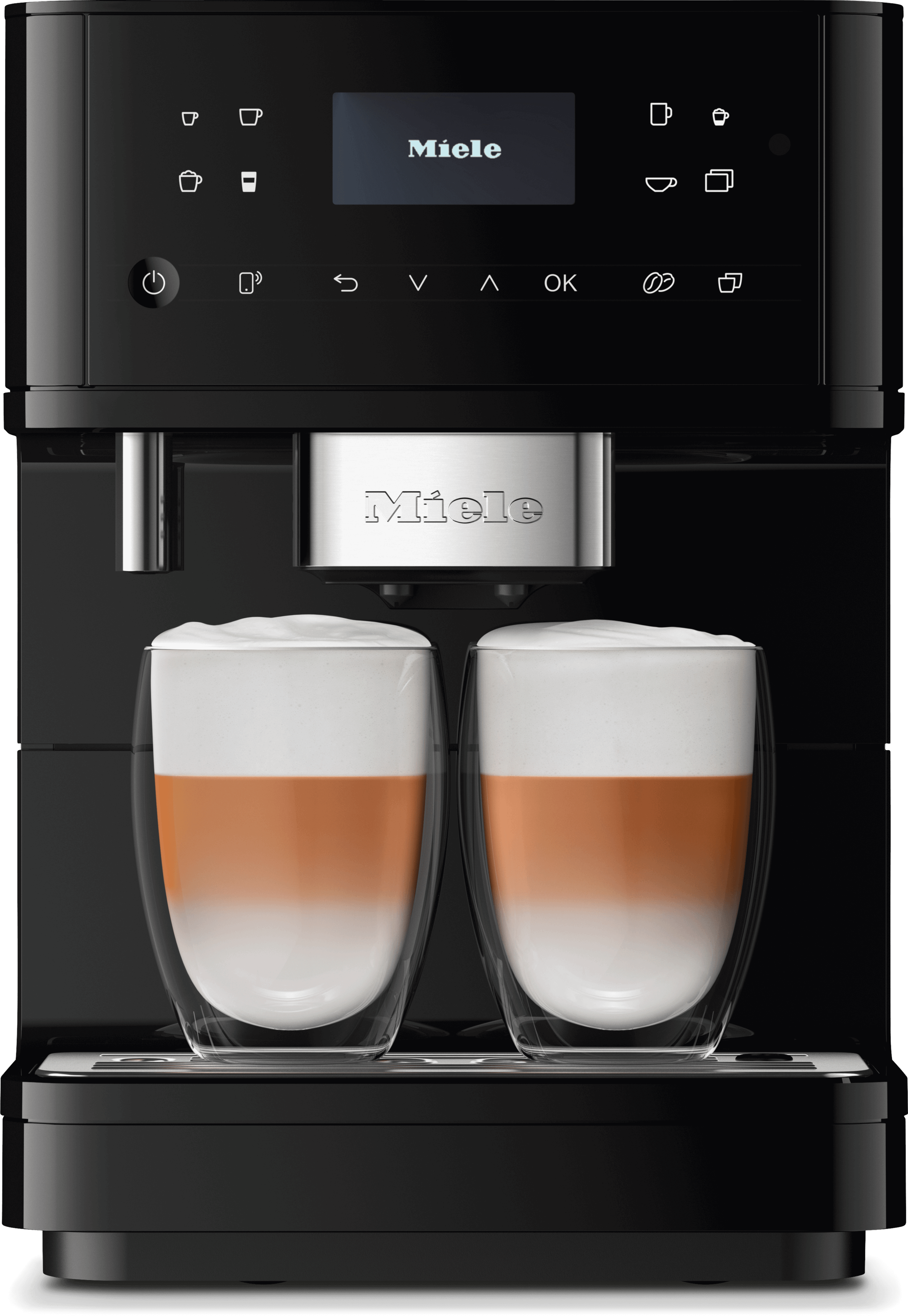 Miele CM6160OB Cm 6160 Milkperfection Obsidian Black - Countertop Coffee Machine With Wifi Conn@Ct And A Wide Selection Of Specialty Coffees For Maximum Freedom.