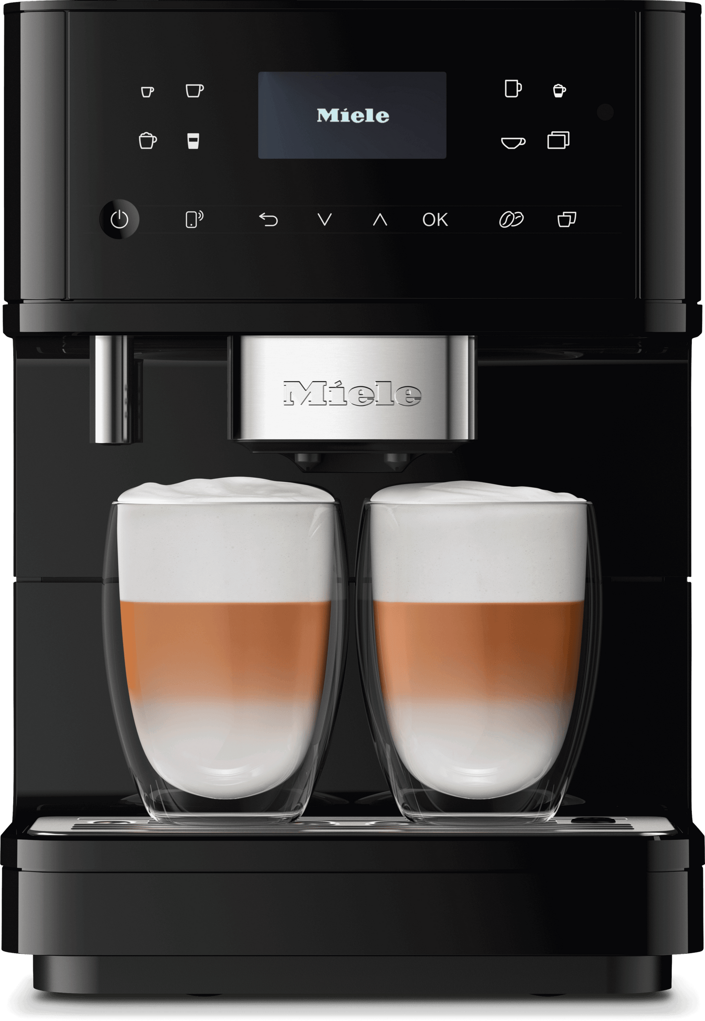 Miele CM6160OB Cm 6160 Milkperfection Obsidian Black - Countertop Coffee Machine With Wifi Conn@Ct And A Wide Selection Of Specialty Coffees For Maximum Freedom.