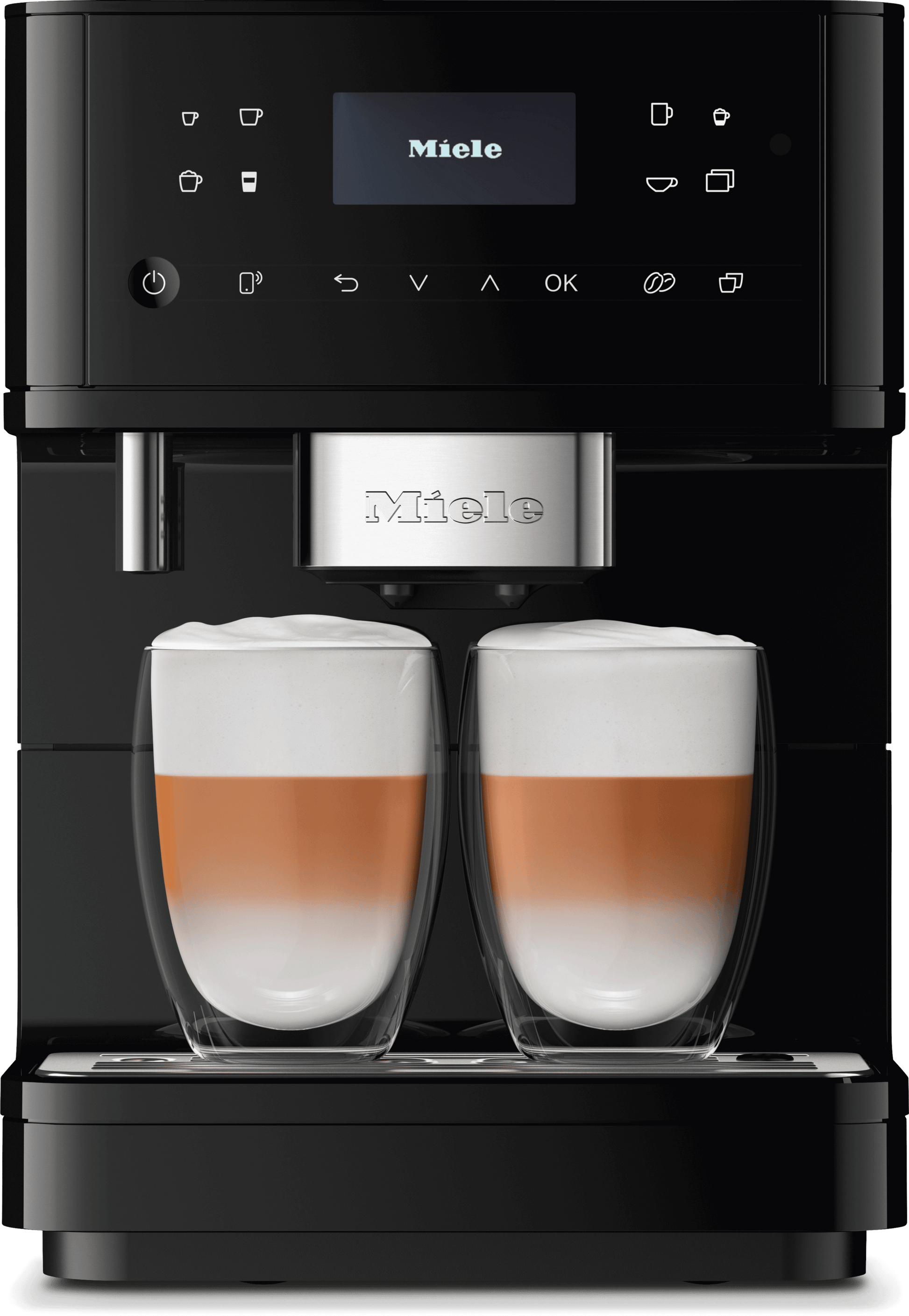 Miele CM6160OB Cm 6160 Milkperfection Obsidian Black - Countertop Coffee Machine With Wifi Conn@Ct And A Wide Selection Of Specialty Coffees For Maximum Freedom.