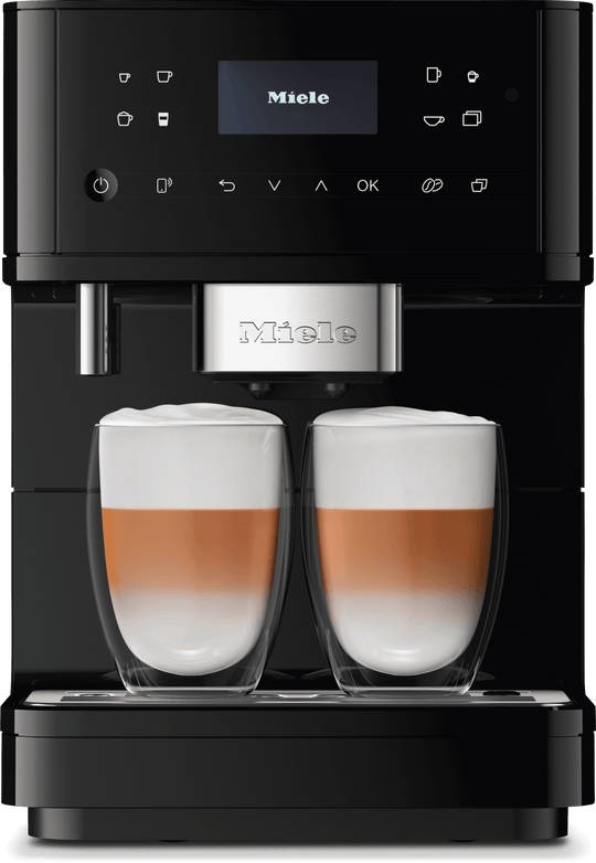 Miele CM6160OB Cm 6160 Milkperfection Obsidian Black - Countertop Coffee Machine With Wifi Conn@Ct And A Wide Selection Of Specialty Coffees For Maximum Freedom.