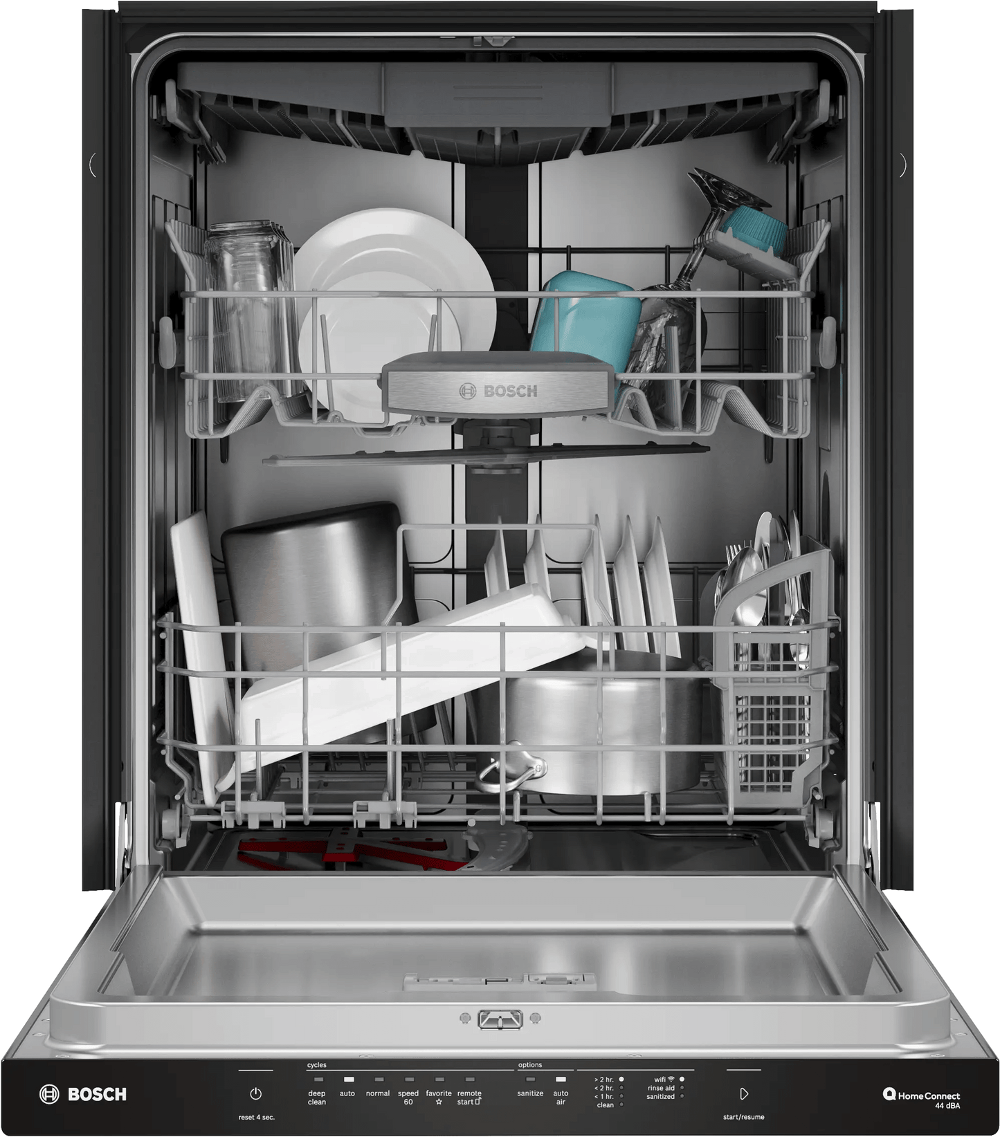 Bosch SHP65DM5N 500 Series, Built-Under Dishwasher, 24'', Brushed Steel Anti-Fingerprint