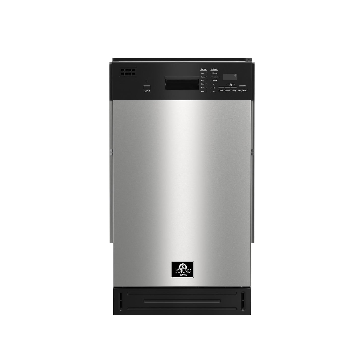 Forno FDWBI804118S Forno Polo 18-Inch Built-In Stainless Steel Dishwasher, 8 Place Settings, Energy Star Certified, 52 Dba