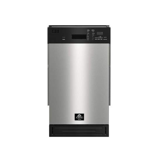 Forno FDWBI804118S Forno Polo 18-Inch Built-In Stainless Steel Dishwasher, 8 Place Settings, Energy Star Certified, 52 Dba