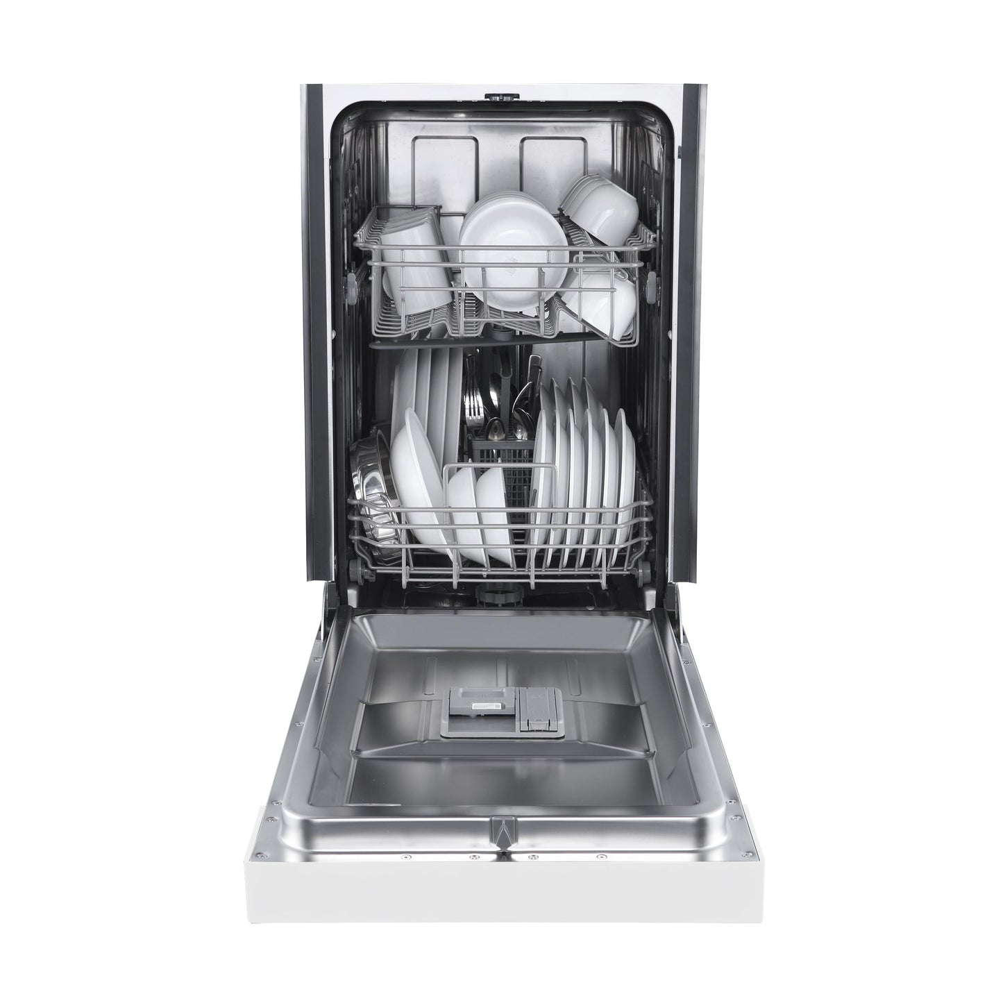 Forno FDWBI804118WHT Forno Polo 18-Inch Built-In White Dishwasher, 8 Place Settings, Energy Star Certified, 52 Dba