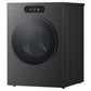 Lg DLGX9901B Lg Signature 9.0 Cu. Ft. Mega Capacity Smart Front Load Gas Dryer With Built-In Intelligence, Turbosteam® And Touch Lcd Control
