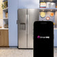 Ge Appliances GZS24PYYFS Ge® 23.5 Cu. Ft. Counter-Depth Side-By-Side Refrigerator With Led Light Walls And Extra Tall Dispenser
