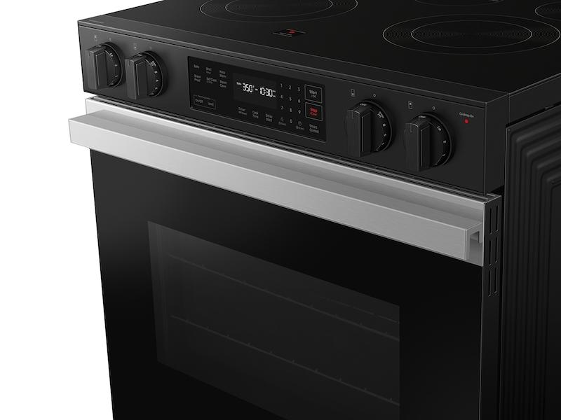 Samsung NSE6DG8100SR Bespoke 6.3 Cu. Ft. Smart Slide-In Electric Range With Precision Knobs In Stainless Steel