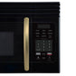 Forno FOTR300730BLK Forno Scalo 30-Inch Over The Range Microwave, Black - 1.6 Cu.Ft, 300 Cfm Vent, Touch Control, Led Light
