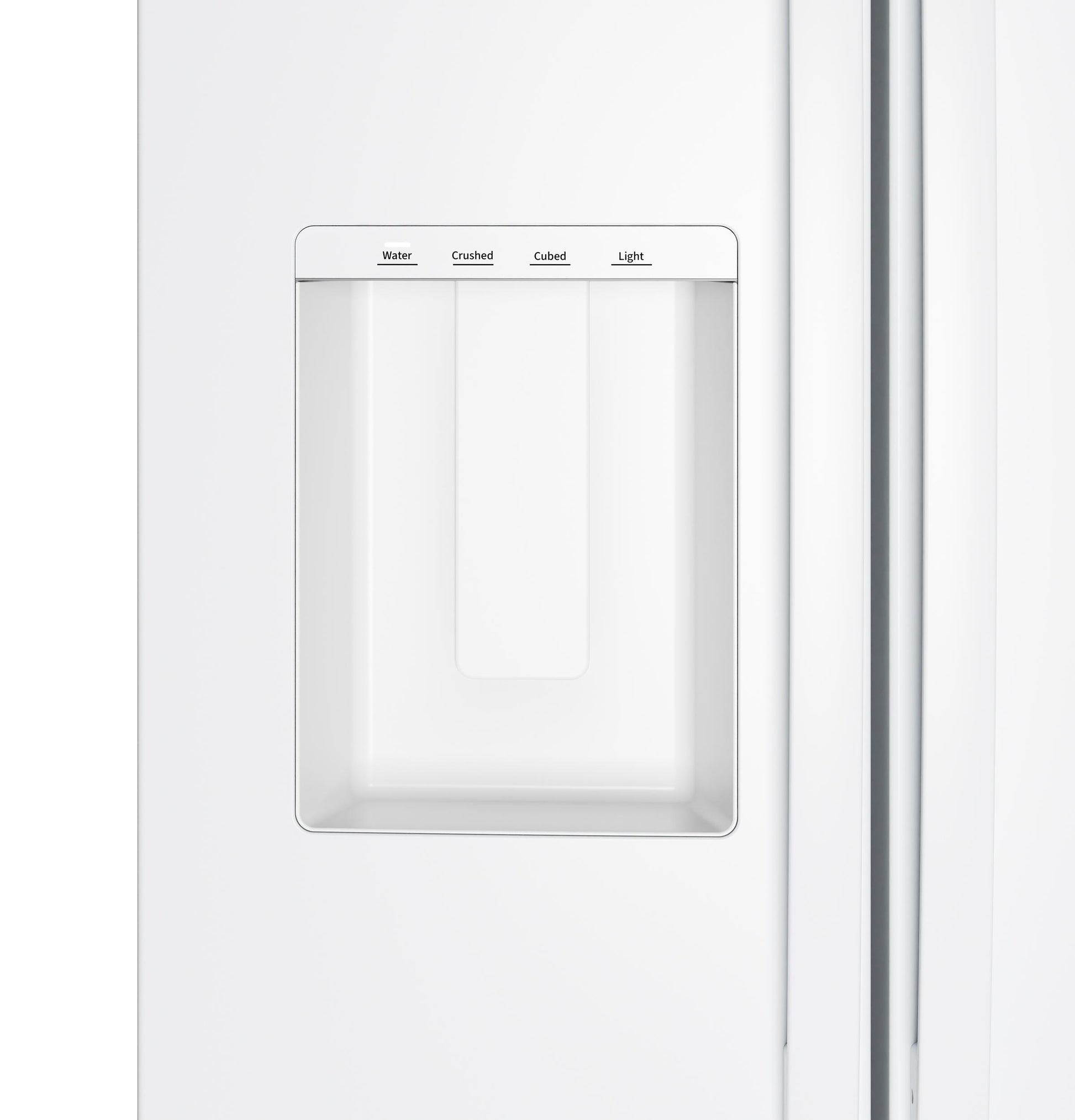 Ge Appliances GSE28NGYWW Ge® Energy Star® 27.9 Cu. Ft. Side-By-Side Refrigerator With Extra Tall Dispenser And In-Door Icemaker