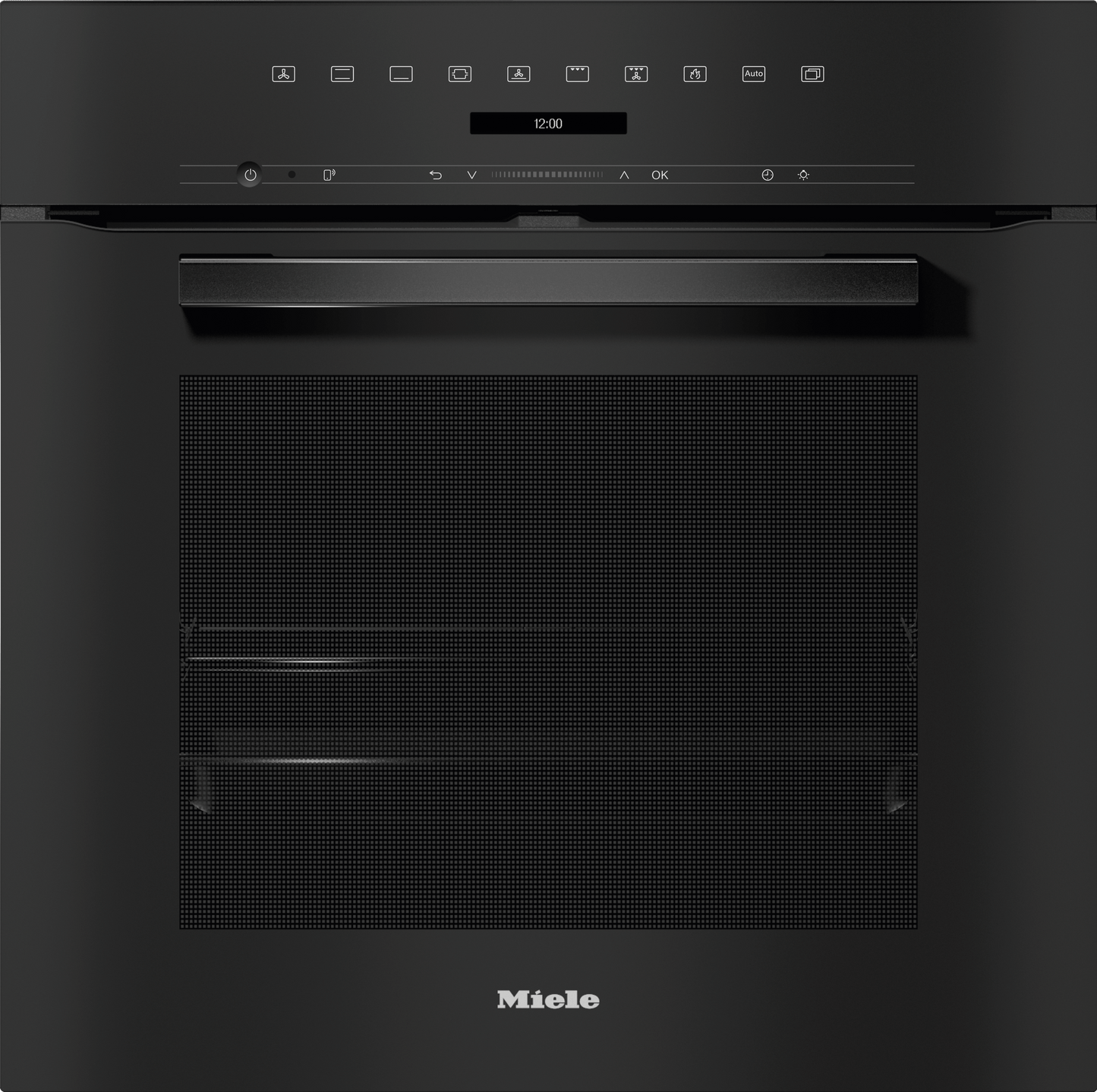 Miele H7263BPOB H 7263 Bp Obsidian Black - 24" Oven With Clear Text Display, Connectivity, And Self Clean.