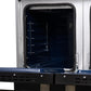 Forno FFSGS623948BLK Forno Massimo 48-Inch Black Freestanding Gas Range, 8 Burners, True Convection Oven