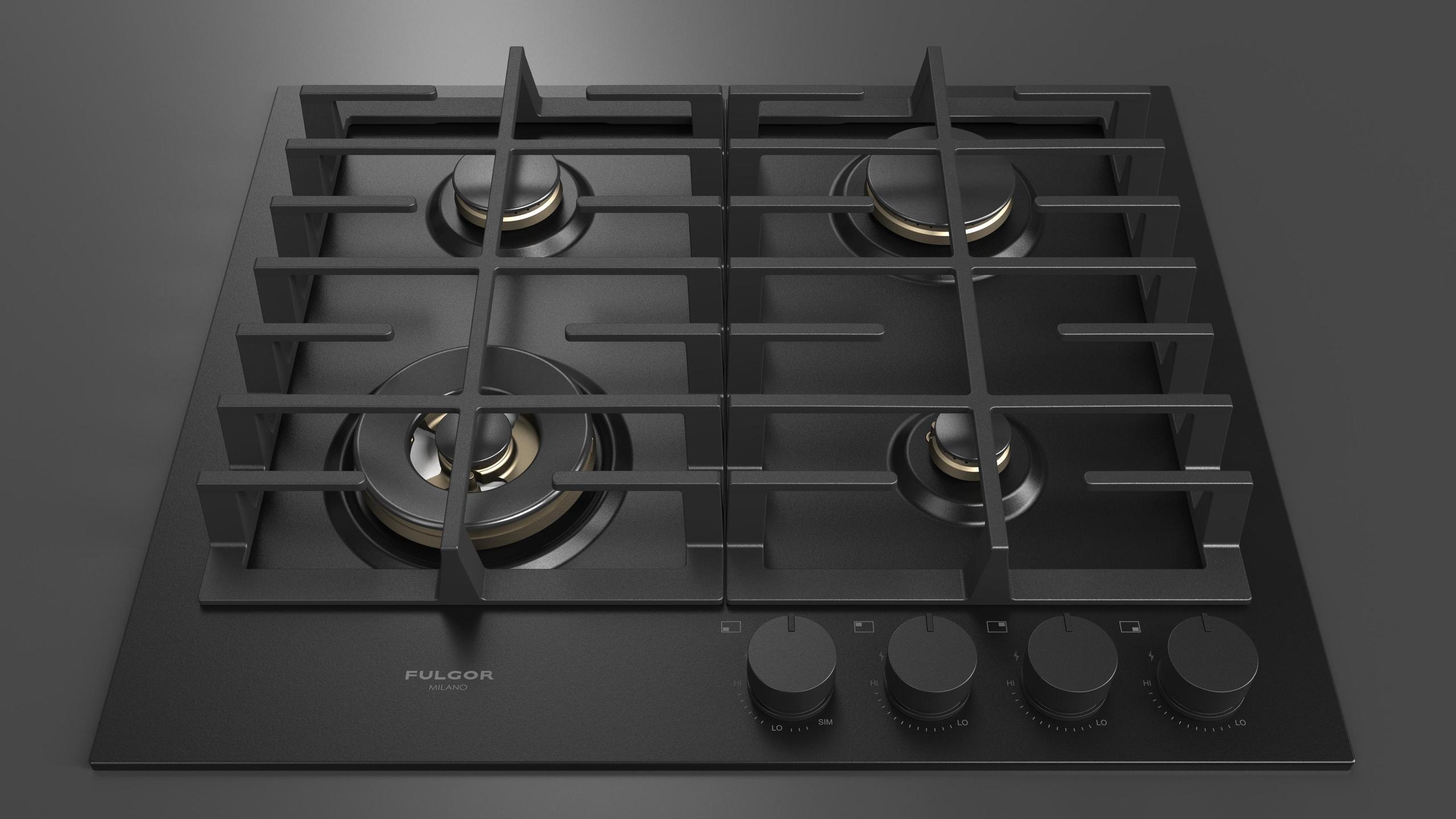 Fulgor Milano F4MGK24MB1 Gas Cooktop - Thumbnail 4