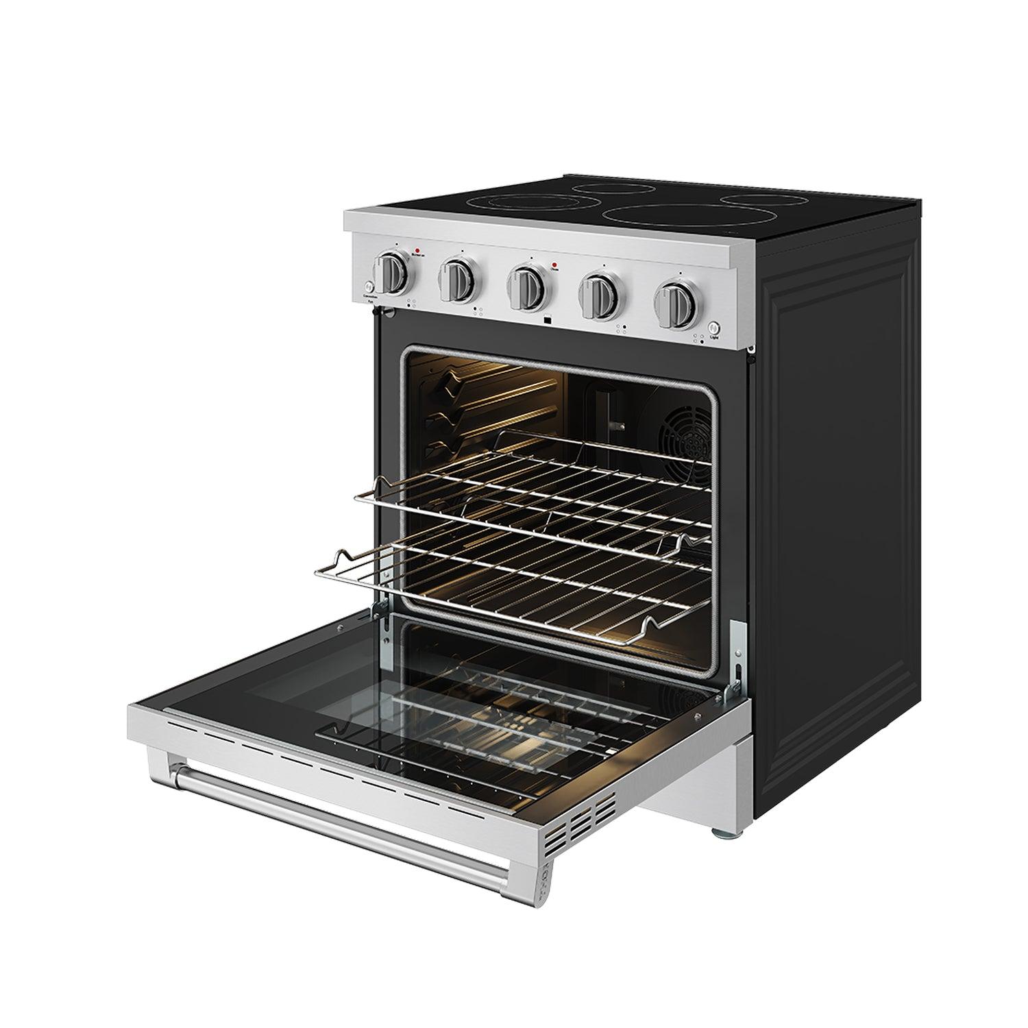 Thor Kitchen SRE3001 30 Inch S Series Professional Freestanding Electric Range
