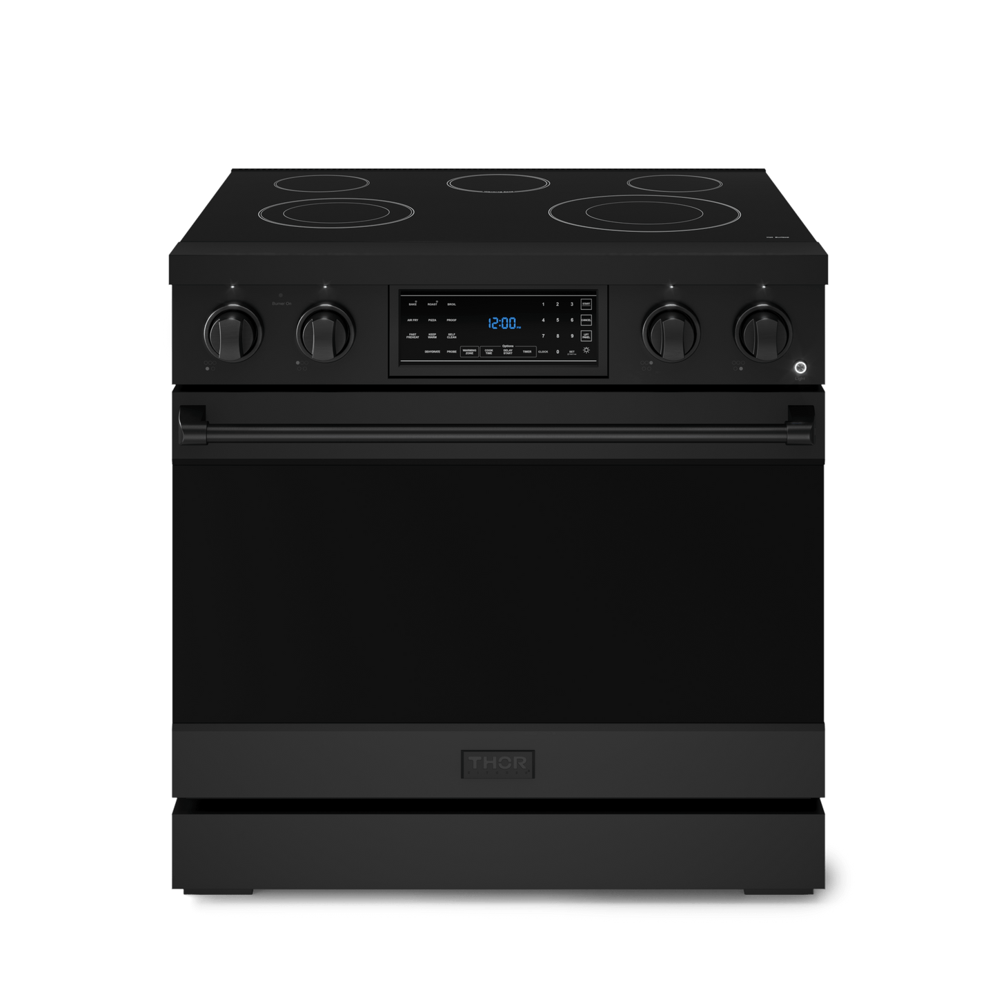 Thor Kitchen RSE36B 36 Inch Professional Electric Range With Tilt Panel Touch Control In Black Gordon Ramsay Series - Rse36B