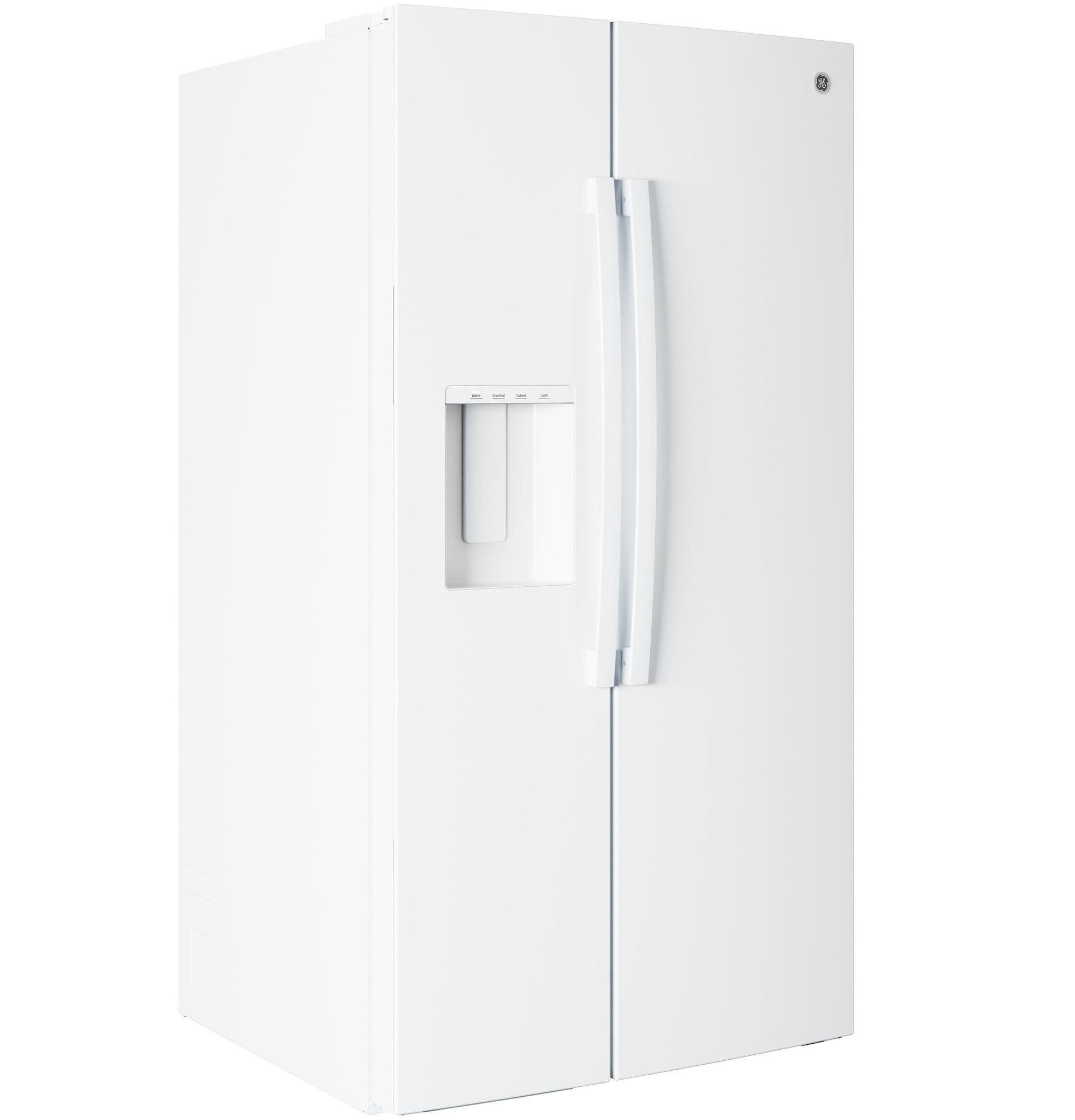 Ge Appliances GSS28NGYWW Ge® 27.9 Cu. Ft. Side-By-Side Refrigerator With Extra Tall Dispenser And In-Door Icemaker