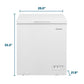 Element Appliance ECF50MD2EW Element 5.0 Cu. Ft. Chest Freezer - White (Ecf50Md2Ew)