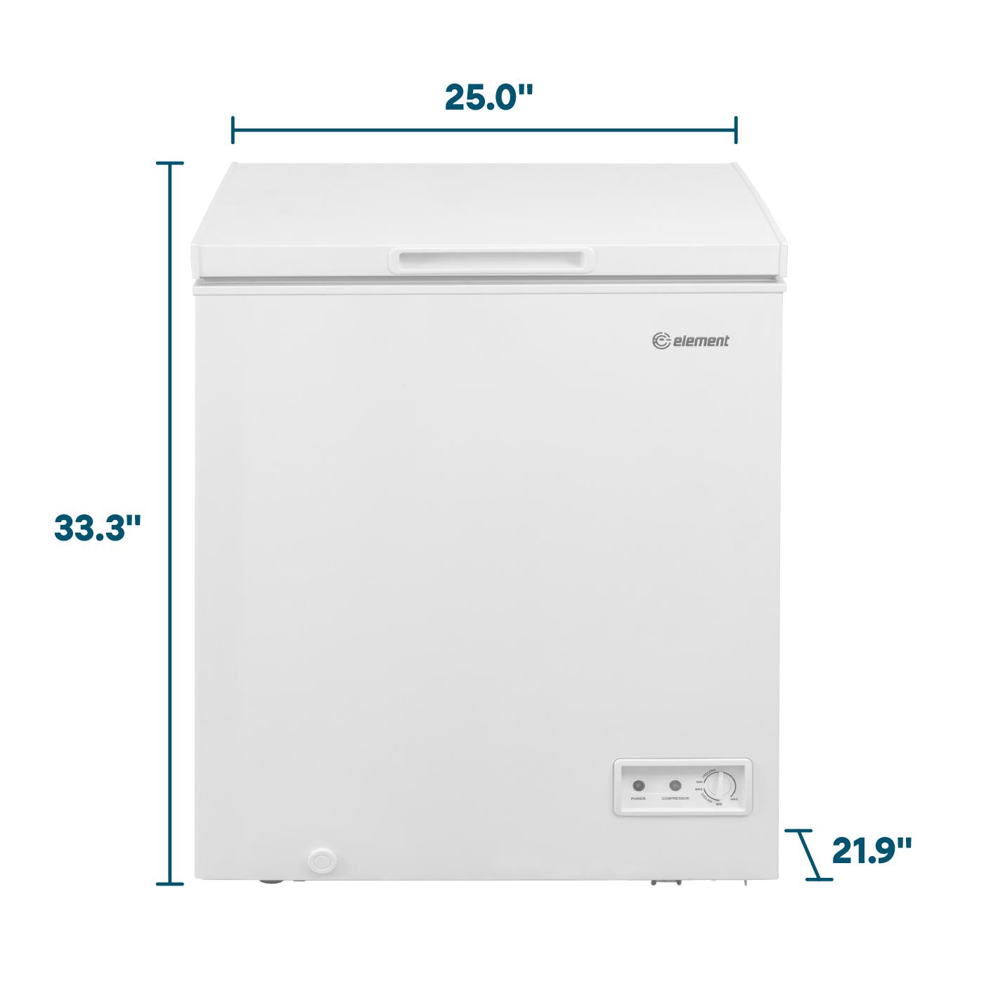 Element Appliance ECF50MD2EW Element 5.0 Cu. Ft. Chest Freezer - White (Ecf50Md2Ew)