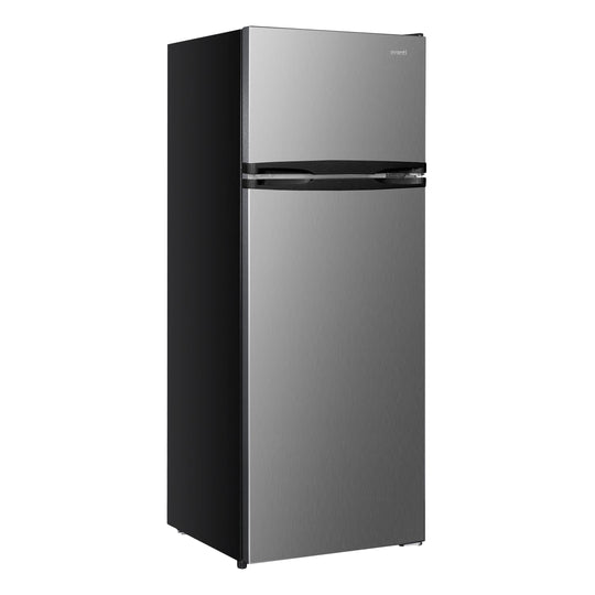 Avanti RA7501BS Avanti 7.5 Cu. Ft. Apartment Size Refrigerator, Top Freezer, Reversible Doors, Adjustable Glass Shelves, Energy Star®, In Stainless Steel (Ra7501Bs)