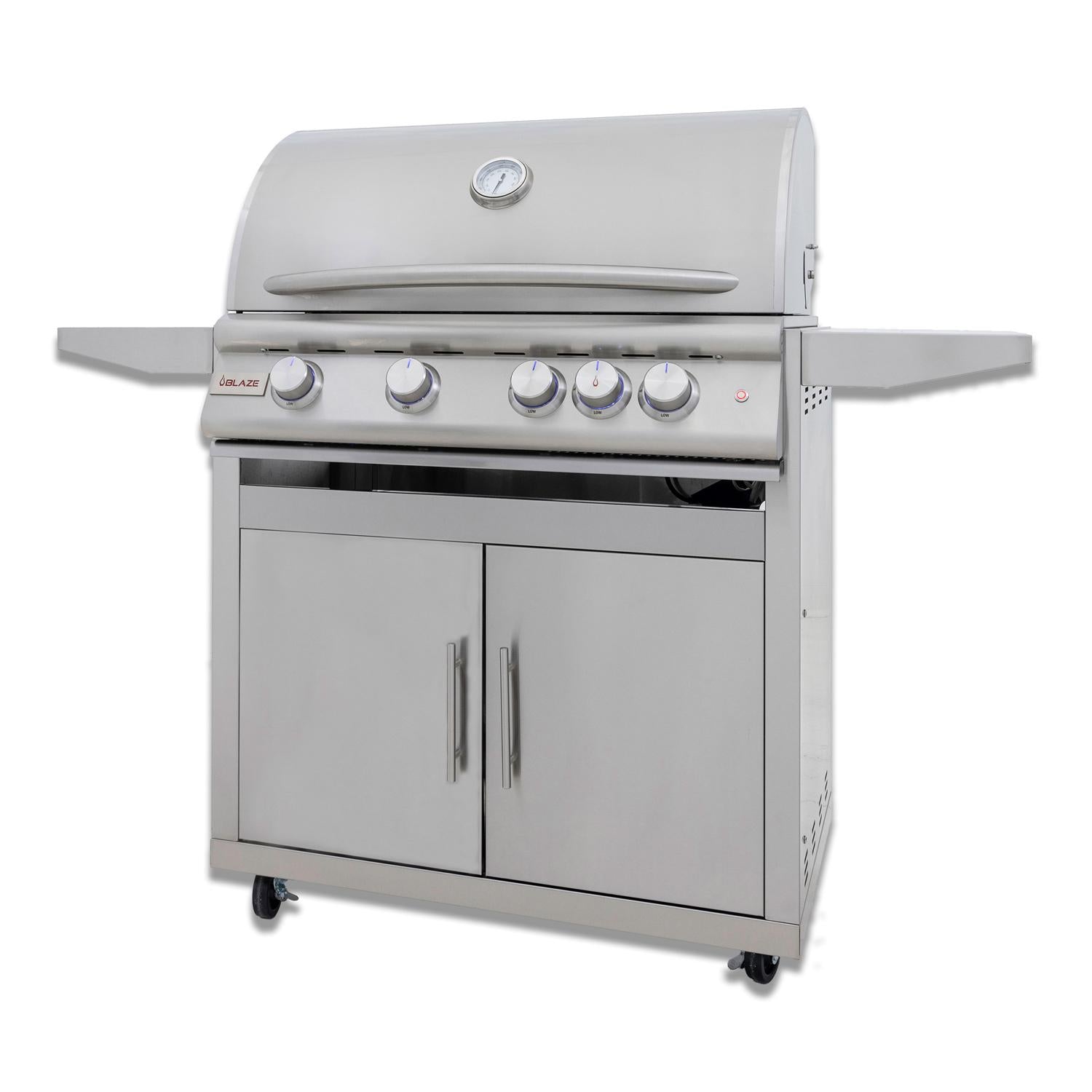 Blaze Grills BLZ4LTE3LP Blaze 32-Inch 4-Burner Premium Lte+ Gas Grill With Rear Burner And Built-In Lighting System, With Fuel Type - Propane