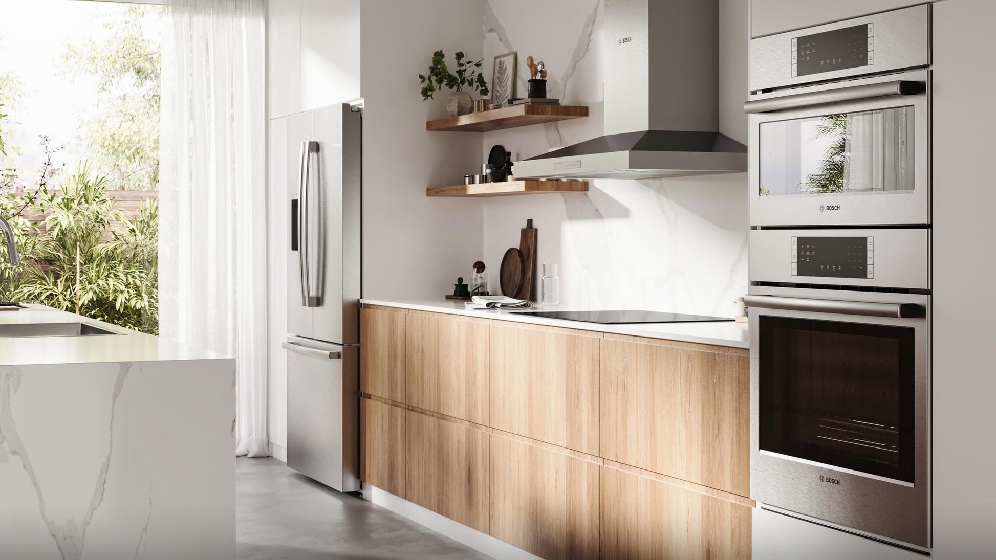 Bosch NIT5063UC 500 Series, Induction Hob, 30'', Surface Mount Without Frame