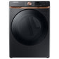 Samsung F1668783396714 Extra Large Capacity Smart Front Load Washer And Electric Dryer Set With Super Speed Wash, Steam Sanitize+, And Sensor Dry In Brushed Black