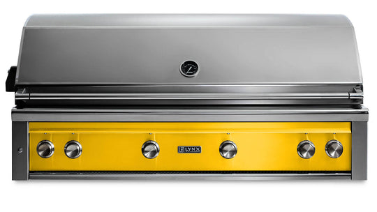 Lynx L54TRCANG 54" Built-In Grill - 1 Trident™ W/ Rotisserie - California Poppy