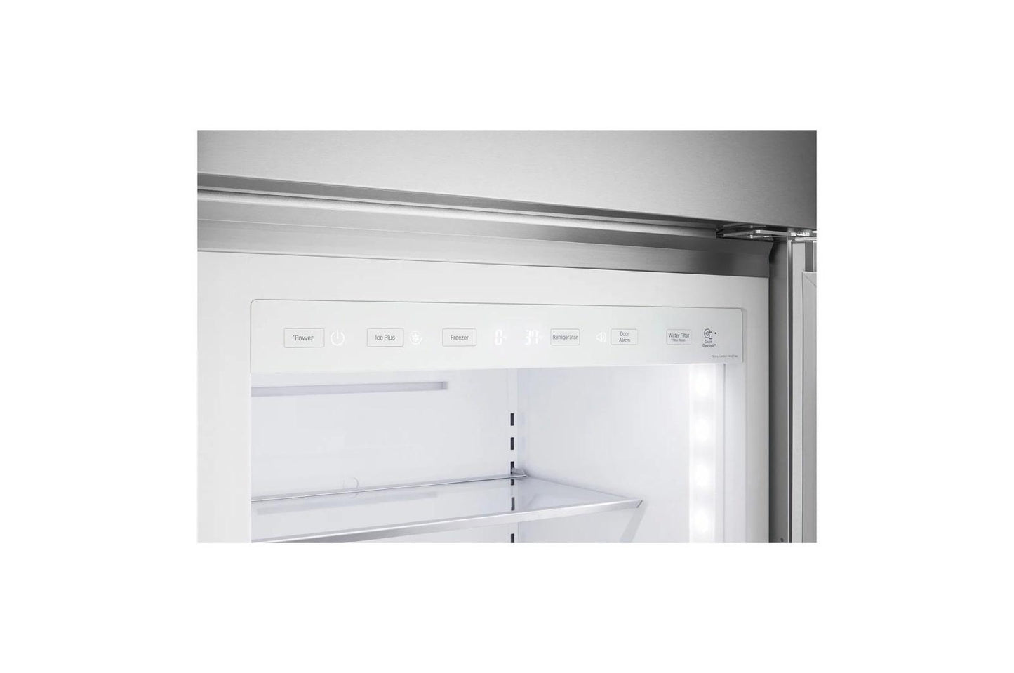 Lg US26WBB92S Lg Signature 26 Cu. Ft. Smart Side-By-Side Built-In Refrigerator With Ice & Water Dispenser