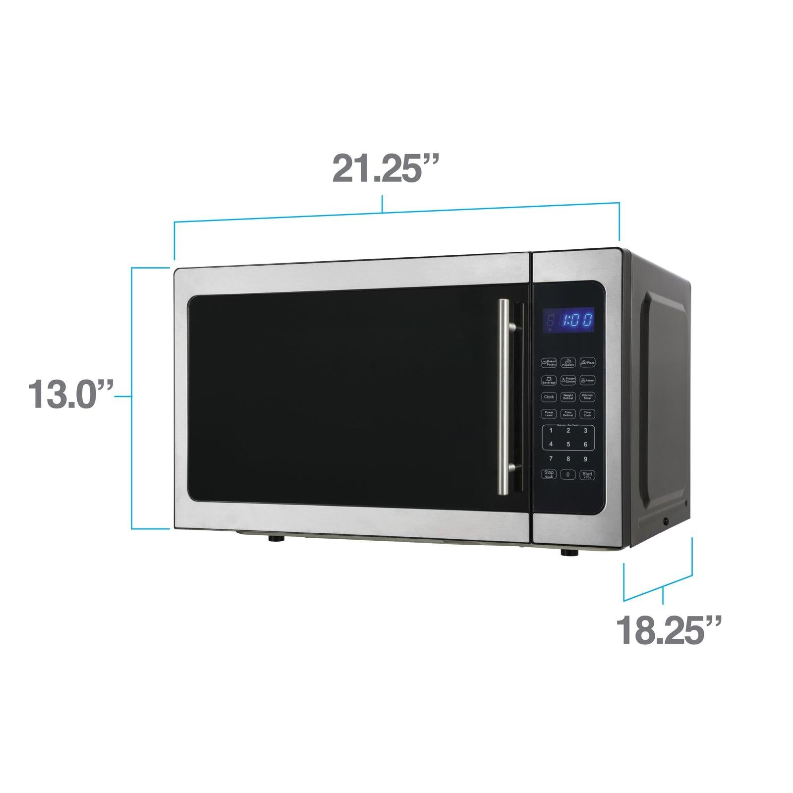 Avanti MT150V3S Avanti 1.5 Cu. Ft. Microwave Oven - Stainless Steel / 1.5 Cu. Ft.