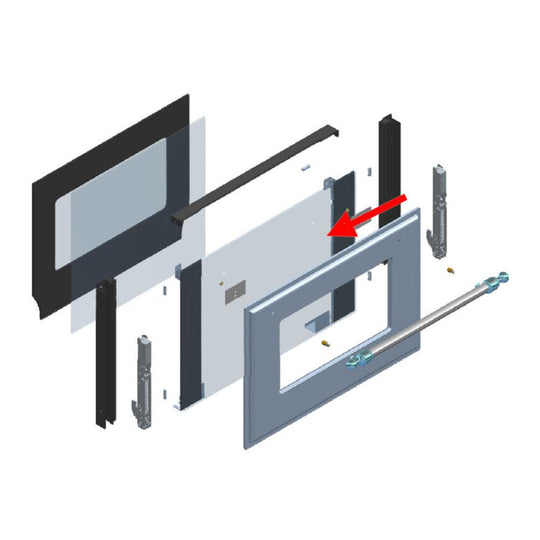 Ilve EG9860005000000 Ilve Parts Eg9860005000000 Door Glass For 40" Range Uov 60 E3