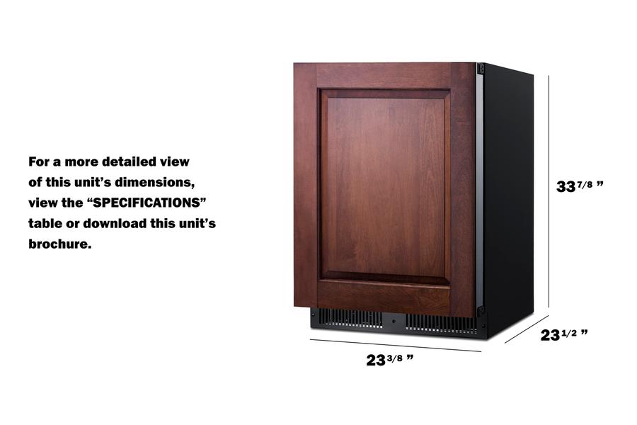 Summit SPR627OSPNR 24" Wide Outdoor All-Refrigerator (Panel Not Included)