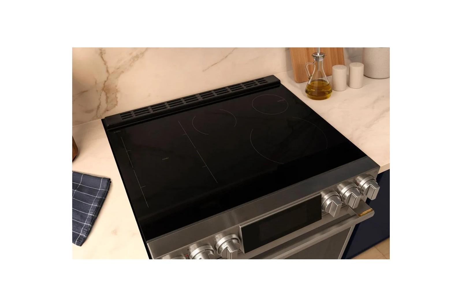 Lg LSIU6339XE Lg Signature 6.3 Cu. Ft. Smart Induction Slide-In Range With Dynamic Probake Convection®, Air Fry, Air Sous Vide, Pizza Mode And Ai Gourmet Camera