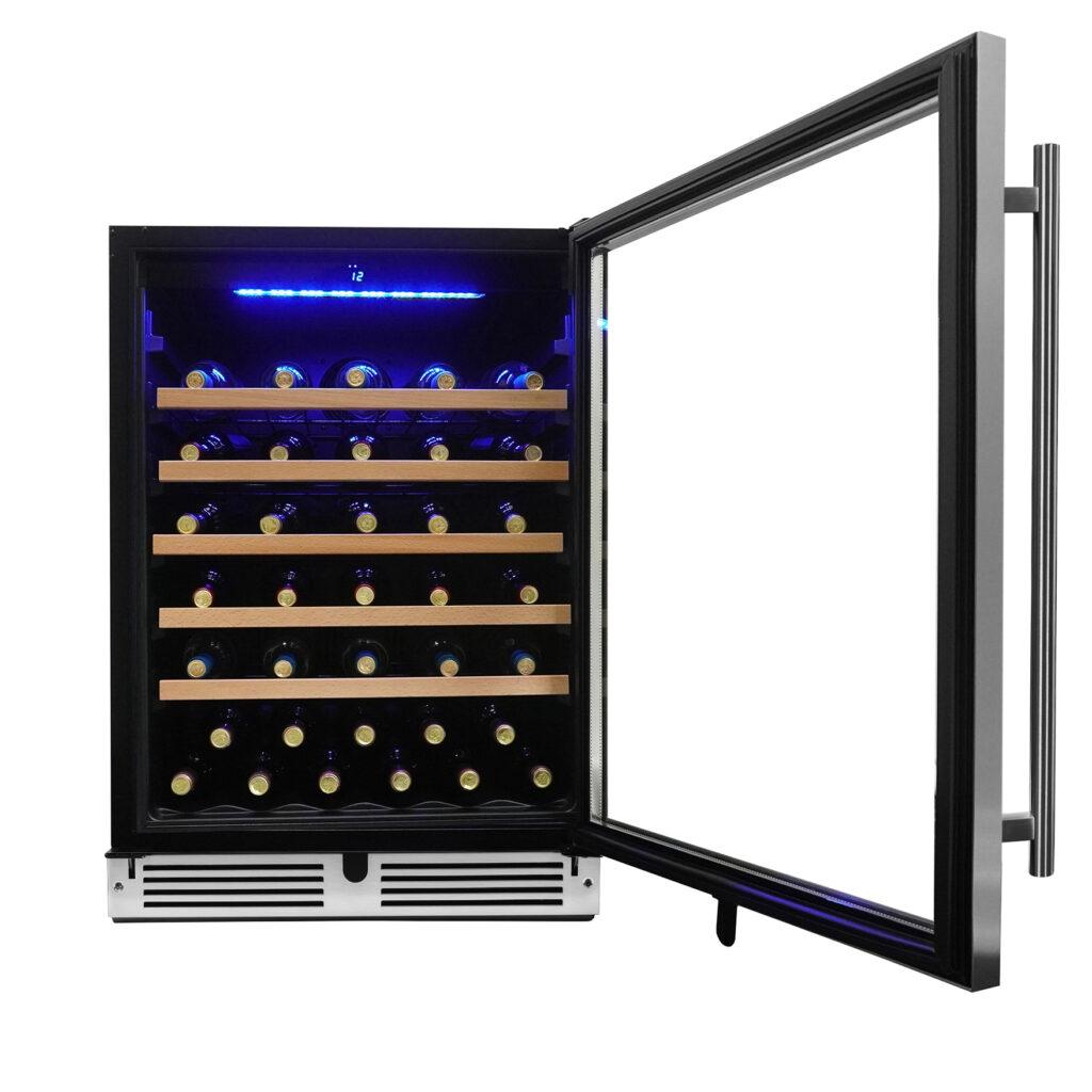 Danby DWC057D1BSS Danby 24" Under Counter Wine Cooler In Black Stainless Steel