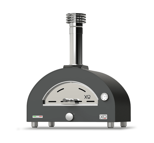 Xo Appliance XOPIZZA1HCAL Countertop Hybrid Gas & Wood Oven In Black