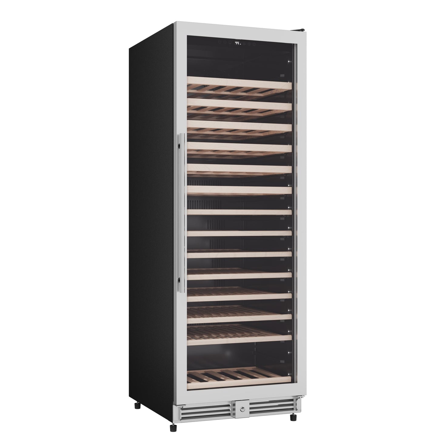 Avanti WCF149SE3S1 Avanti Refresh Wine Cooler, 149 Bottle Capacity, Stainless Steel Finish With Wood Shelves, Digital Touch Controls, Glass Door (Wcf149Se3S)