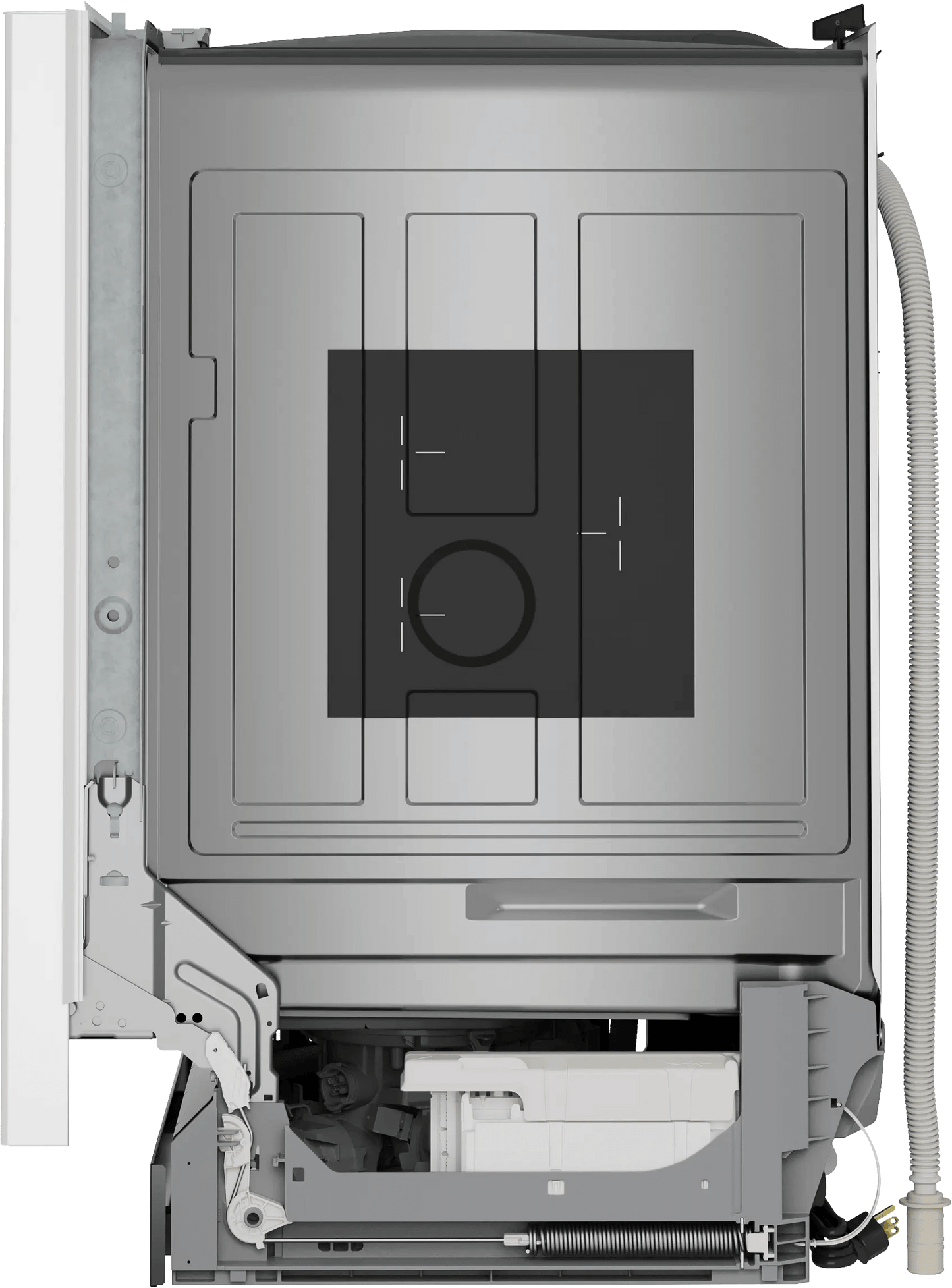 Bosch SHE43DM2N 300 Recessed Handle, 48 Dba, Standard 3Rd Rack, Puredry - Wh